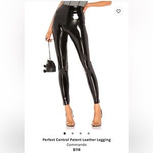 Commando Patent Leather Latex Leggings